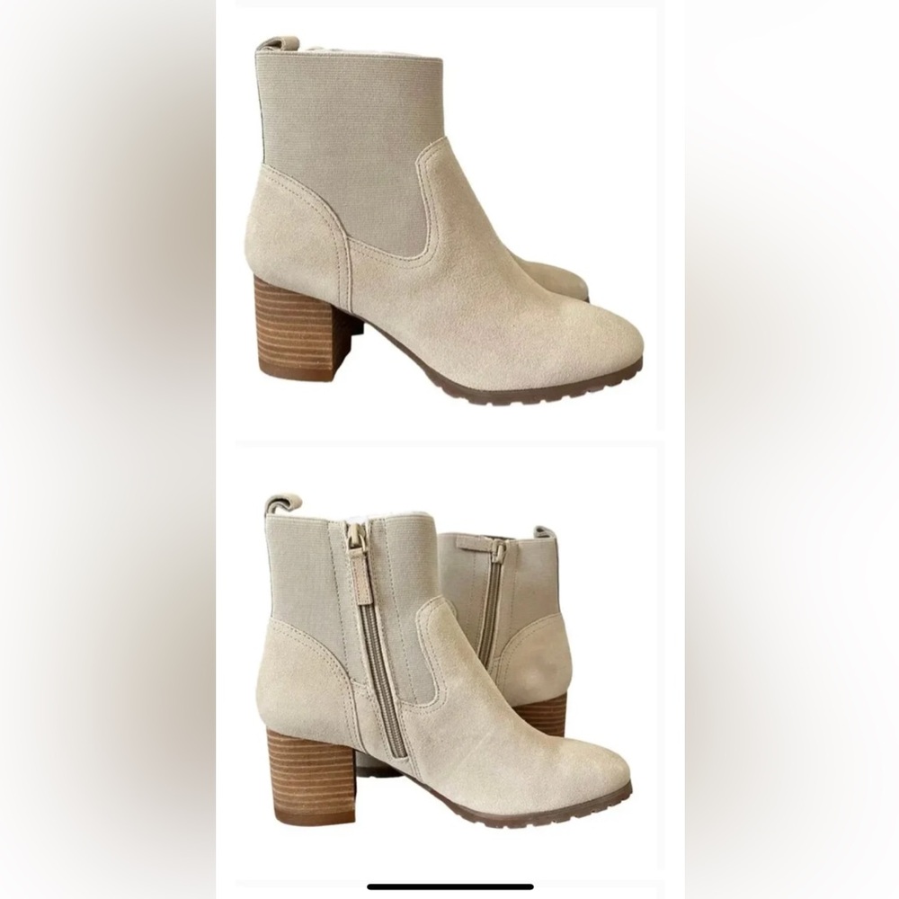 Voilet & red loaded knit cuff bootie 7.5 NWT